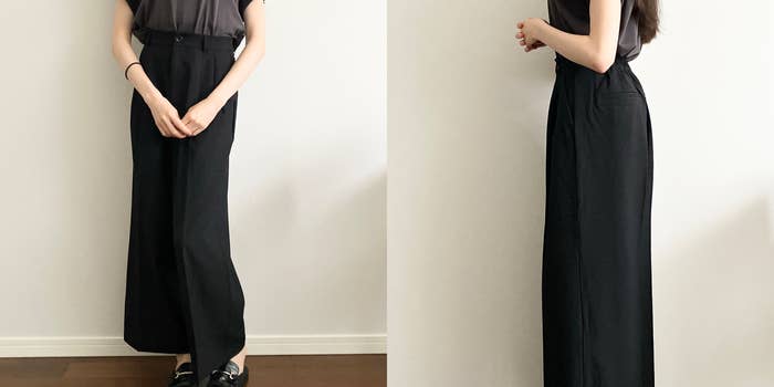 Honeys(ハニーズ)の「ワイドストレートパンツ」