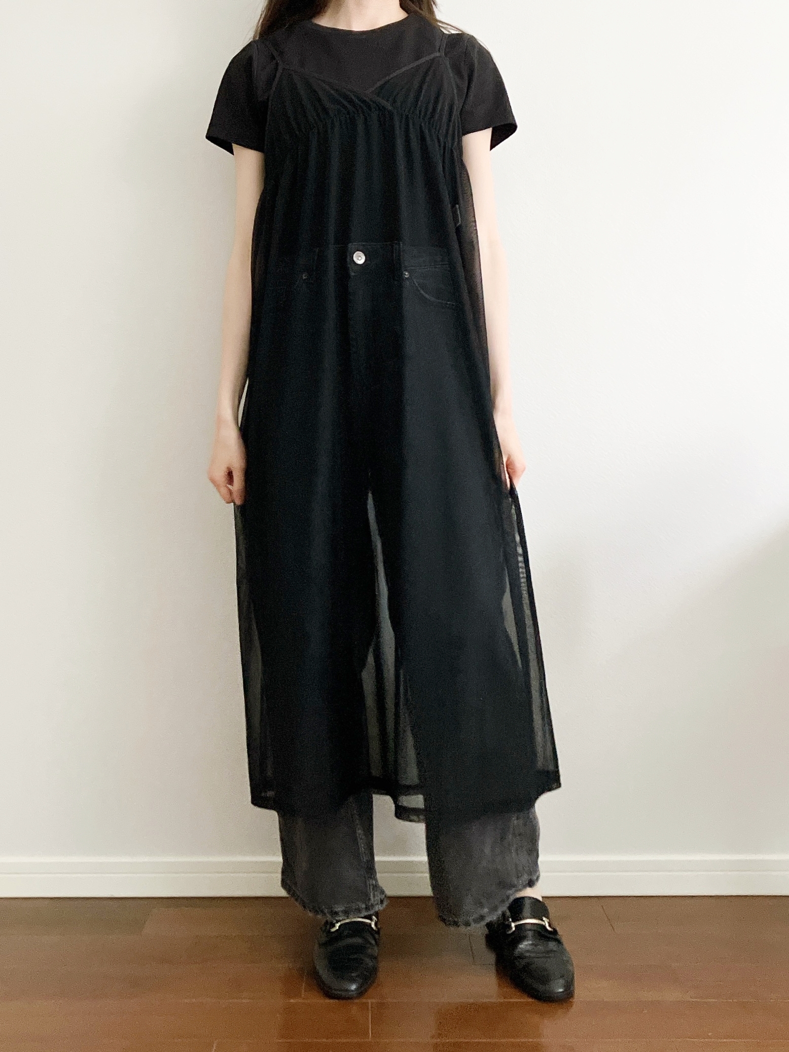 GU(ジーユー)の「2ピースチュールワンピース」