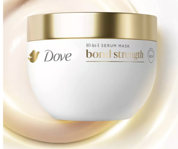 Dove Serum Hair Mask Stoples Di Atas Swatch Creamy