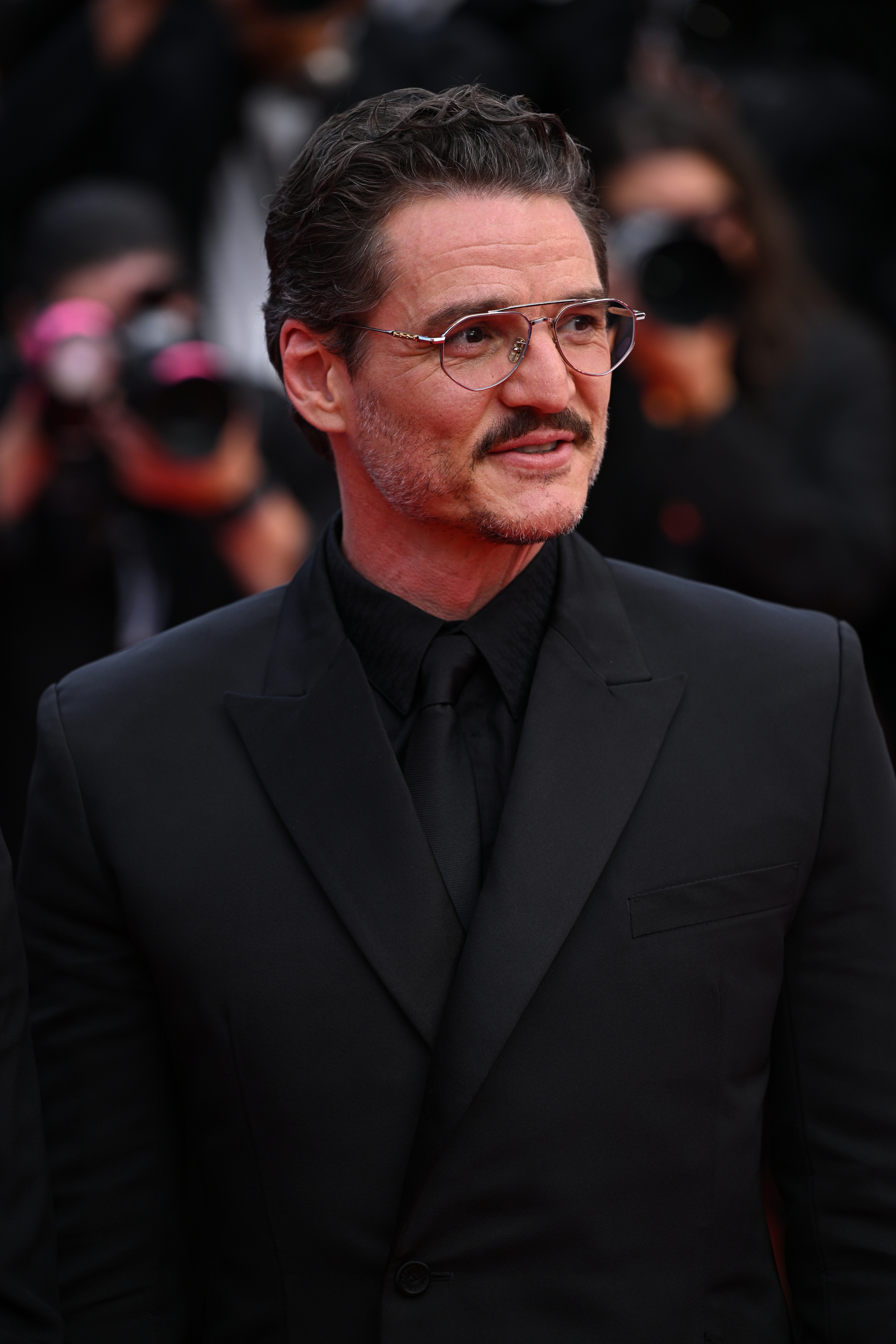 Pedro Pascal on a red carpet