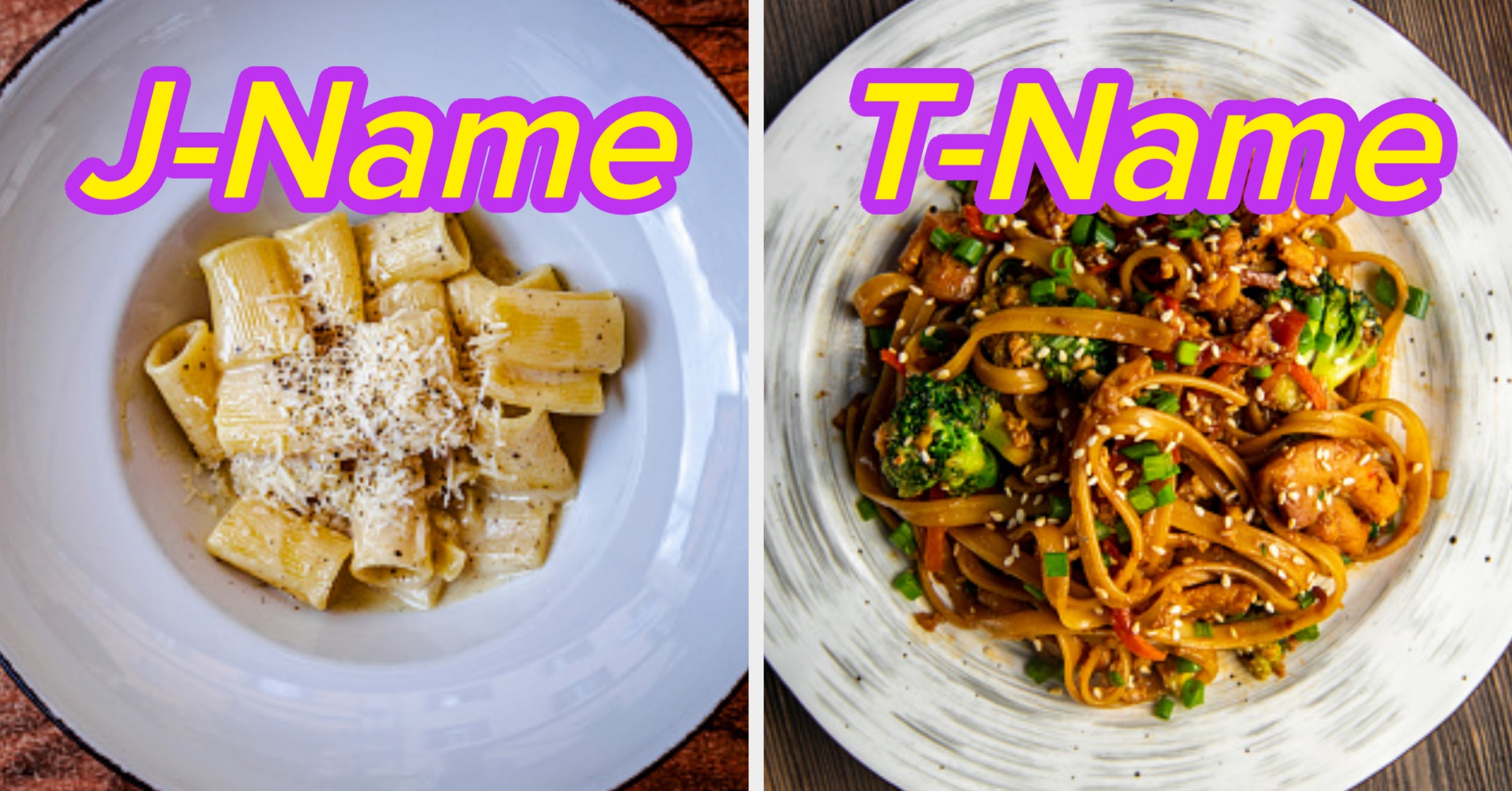 I Can Guess Your First Initial Based On Your Noodle Preferences, Prove Me Wrong!