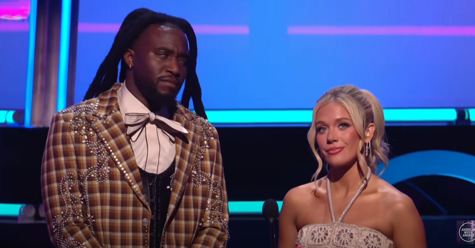Shaboozey Is Going Viral For His Reaction To Megan Moroney At The AMAs, And Now He's Speaking Out