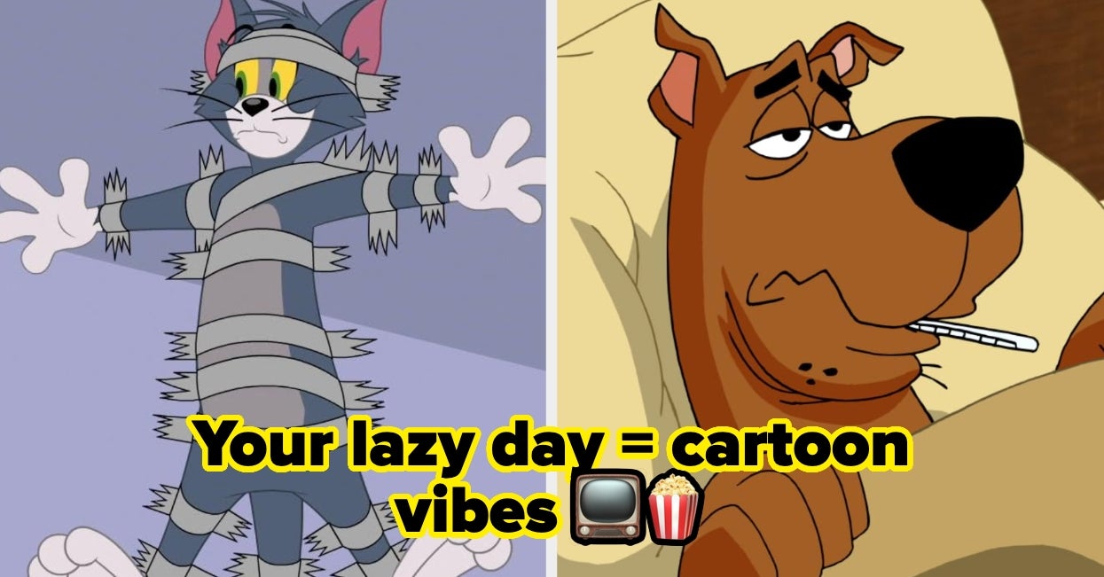 Plan A Lazy Day, And We’ll Reveal Your Inner Childhood Cartoon Character