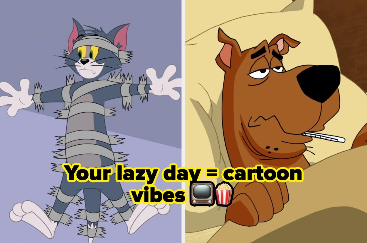 Plan A Lazy Day, And We’ll Reveal Your Inner Childhood Cartoon Character