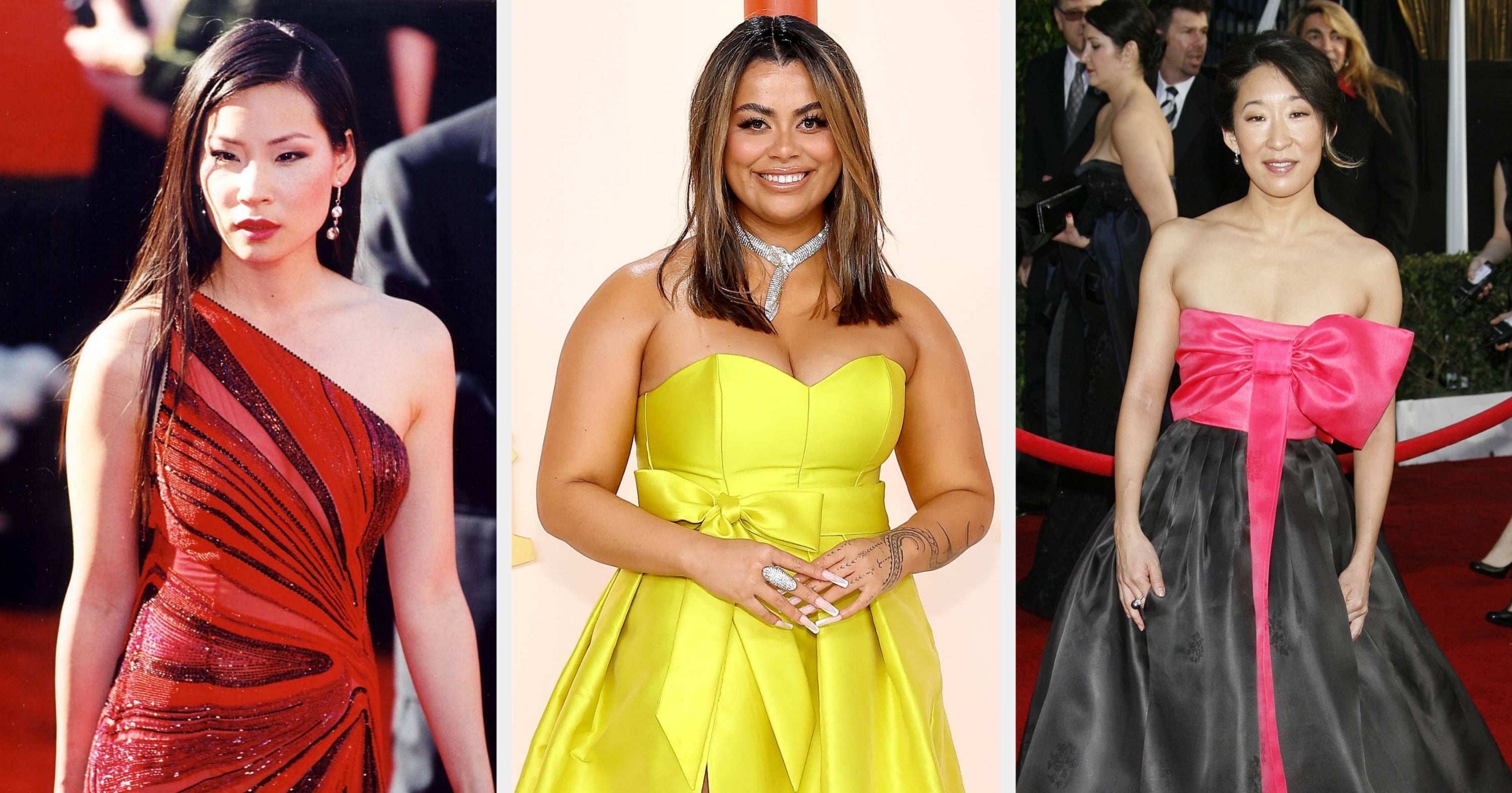 AAPI Celebrities Best Red Carpet Looks Roundup