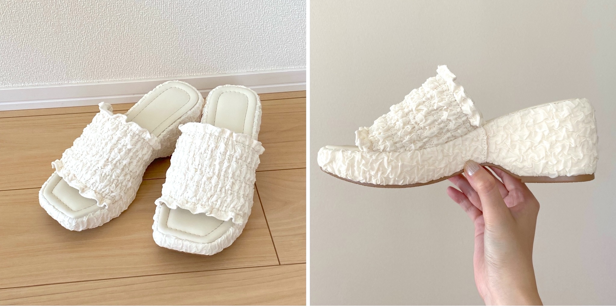 GUの「くしゅくしゅサンダル」が最高にかわいすぎてヤバい