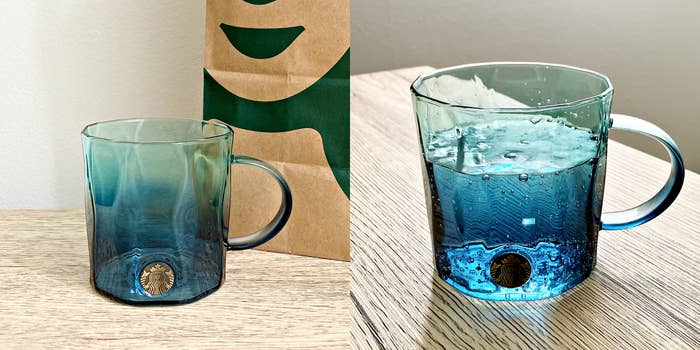 スタバ】一目惚れして即レジした！オンライン完売の「海みたいなマグ