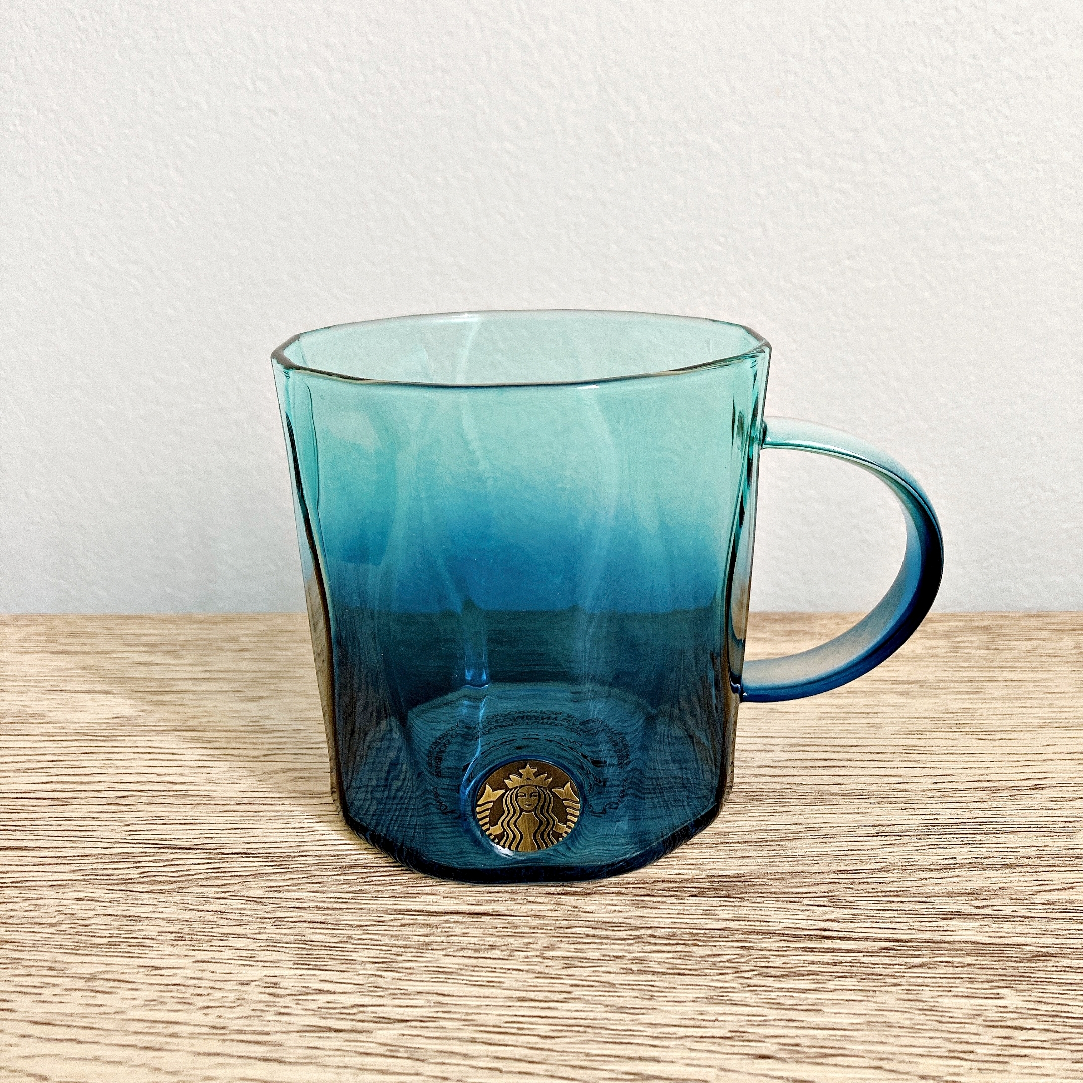 Starbucks Coffee - STARBUCKS 耐熱グラスマググレー グラスマグブルー 各1点  2点セット Starbucks Coffee - STARBUCKS 耐熱グラスマググレー グラスマグ