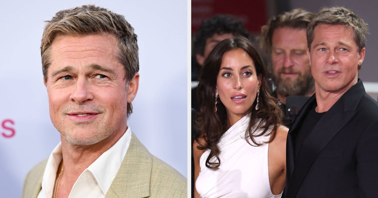 Brad Pitt Made A Super Rare Comment About His Girlfriend