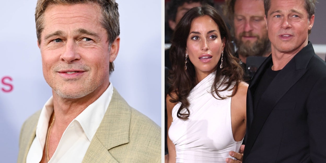 Brad Pitt Made A Rare Comment About His Girlfriend, Ines De Ramon, While Denying That Their First Public Appearance Was “Calculated”