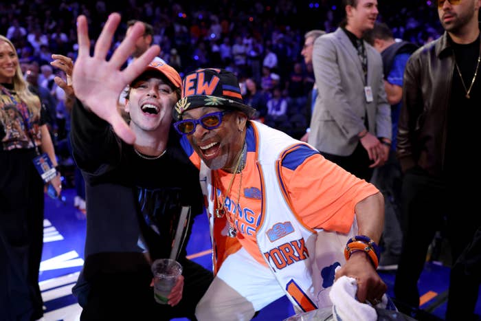 Timothee Chalamet and Spike Lee