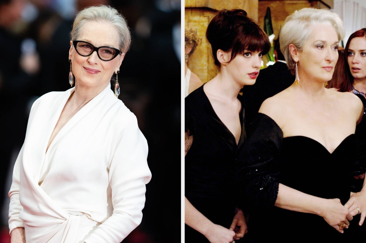 People Are Only Just Discovering That Meryl Streep’s Iconic “Devil Wears Prada” Hair Was A Wig Thanks To This Resurfaced Anne Hathaway Interview Clip