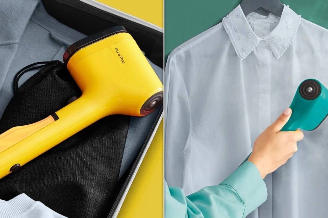 Users Claim This Portable Steamer Is Much Quicker Than Ironing — And It's Less Than $40