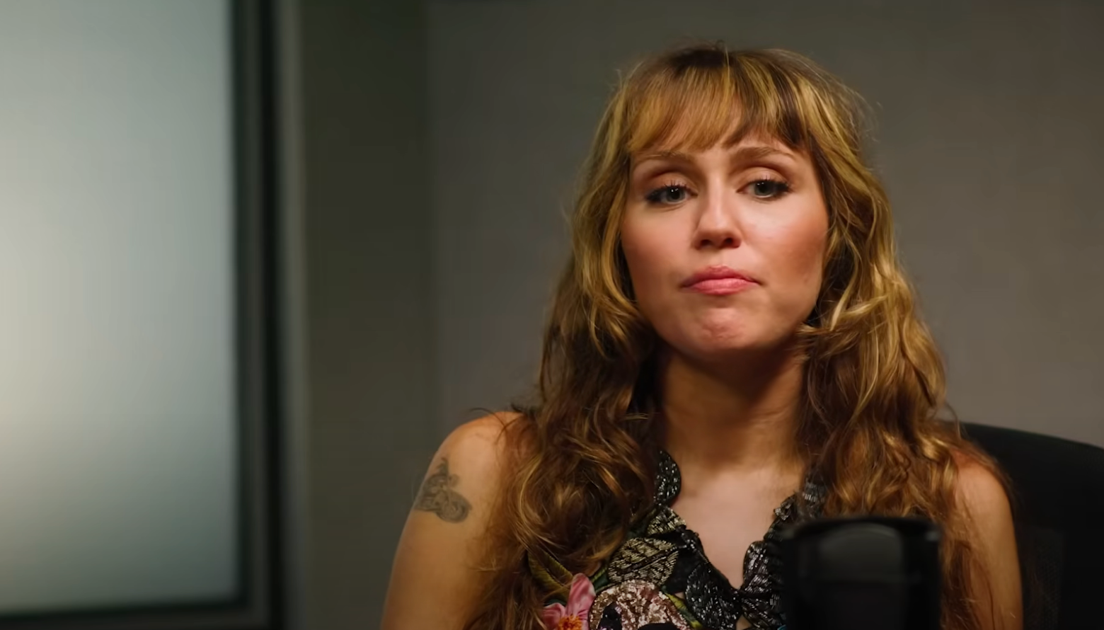 Miley Cyrus in an interview