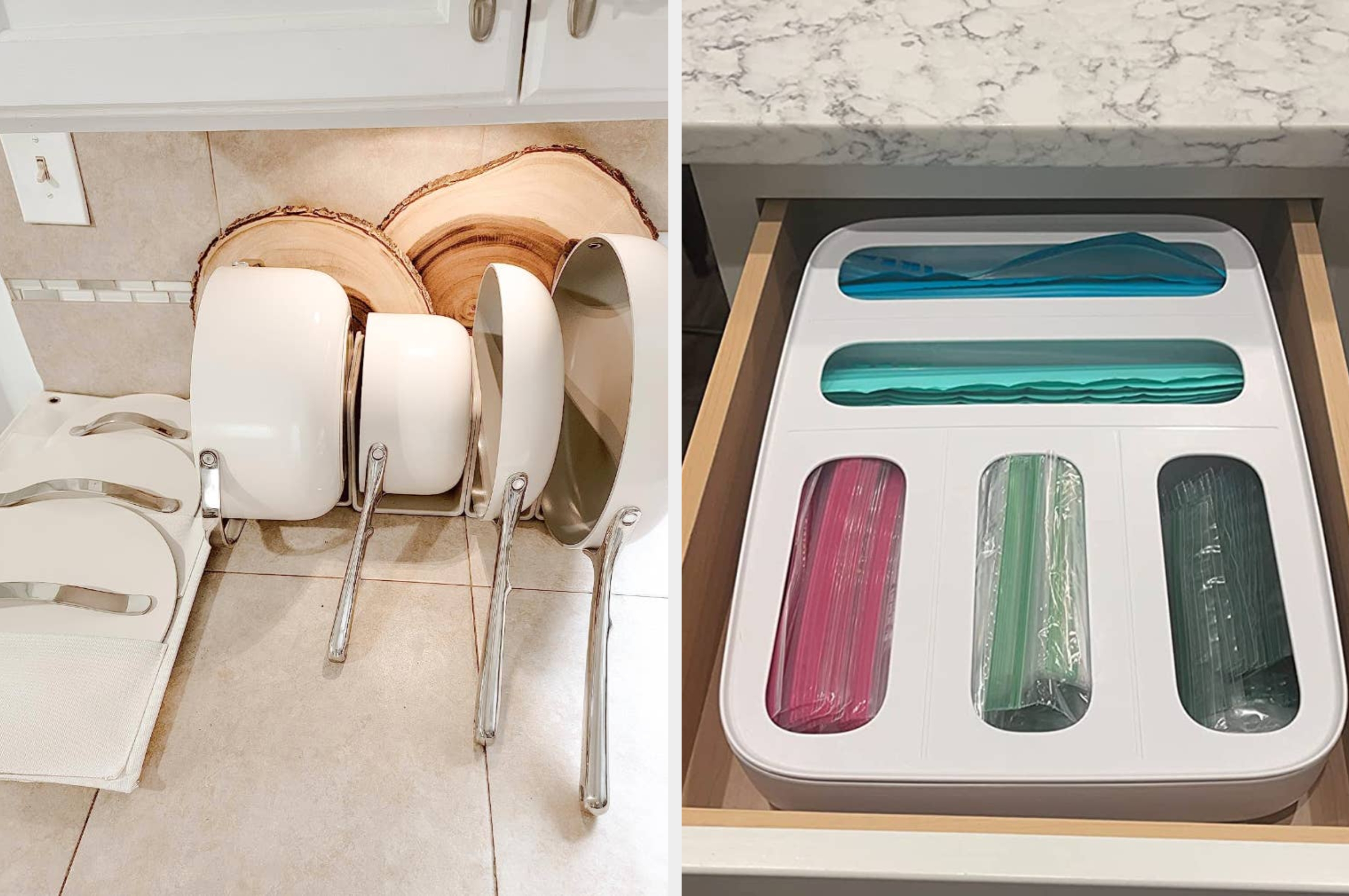 Side-by-side image of two similar white Budweiser t-shirts with logo and text "King of Beers" on hangers. The right shirt shows less wear and tear