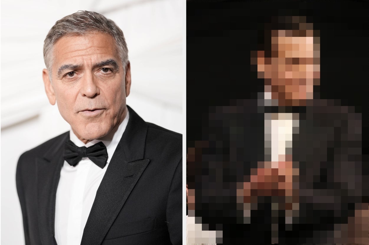 George Clooney Knows His New Hair Makes Him Look Like Everyone's One Uncle Who's Going Through Some Stuff