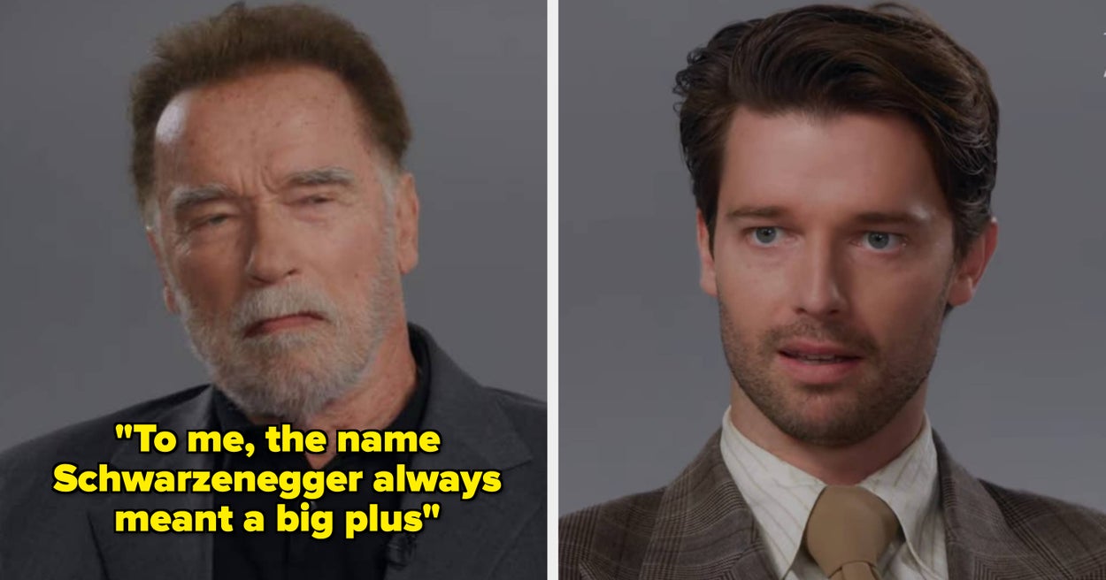 Arnold Schwarzenegger Confronted Patrick After He Said He Wished He Didn’t Have His Last Name - BuzzFeed