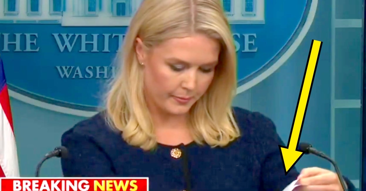 Karoline Leavitt Viral Fumble Over Reporter's Question