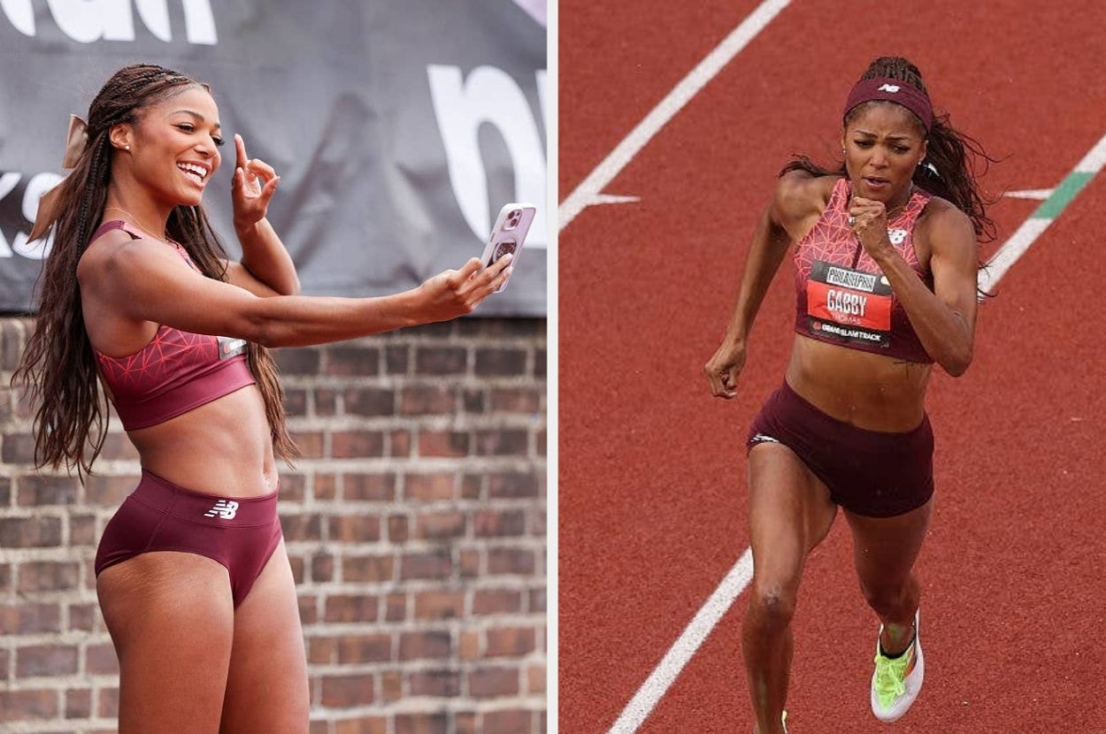 A Heckler Taunted Olympian Gabby Thomas In Person, Followed Her Around The Track, And Then Gloated About It Online, And It's Pretty Gross