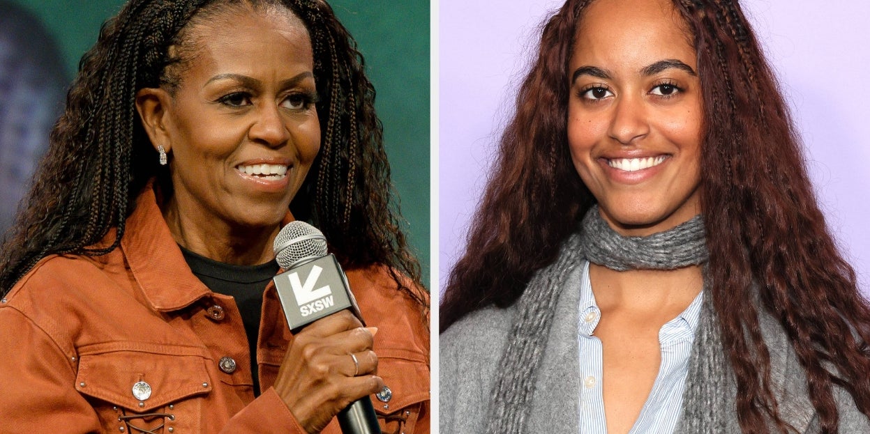 Michelle Obama Reacts To Daughter Malia Dropping Last Name