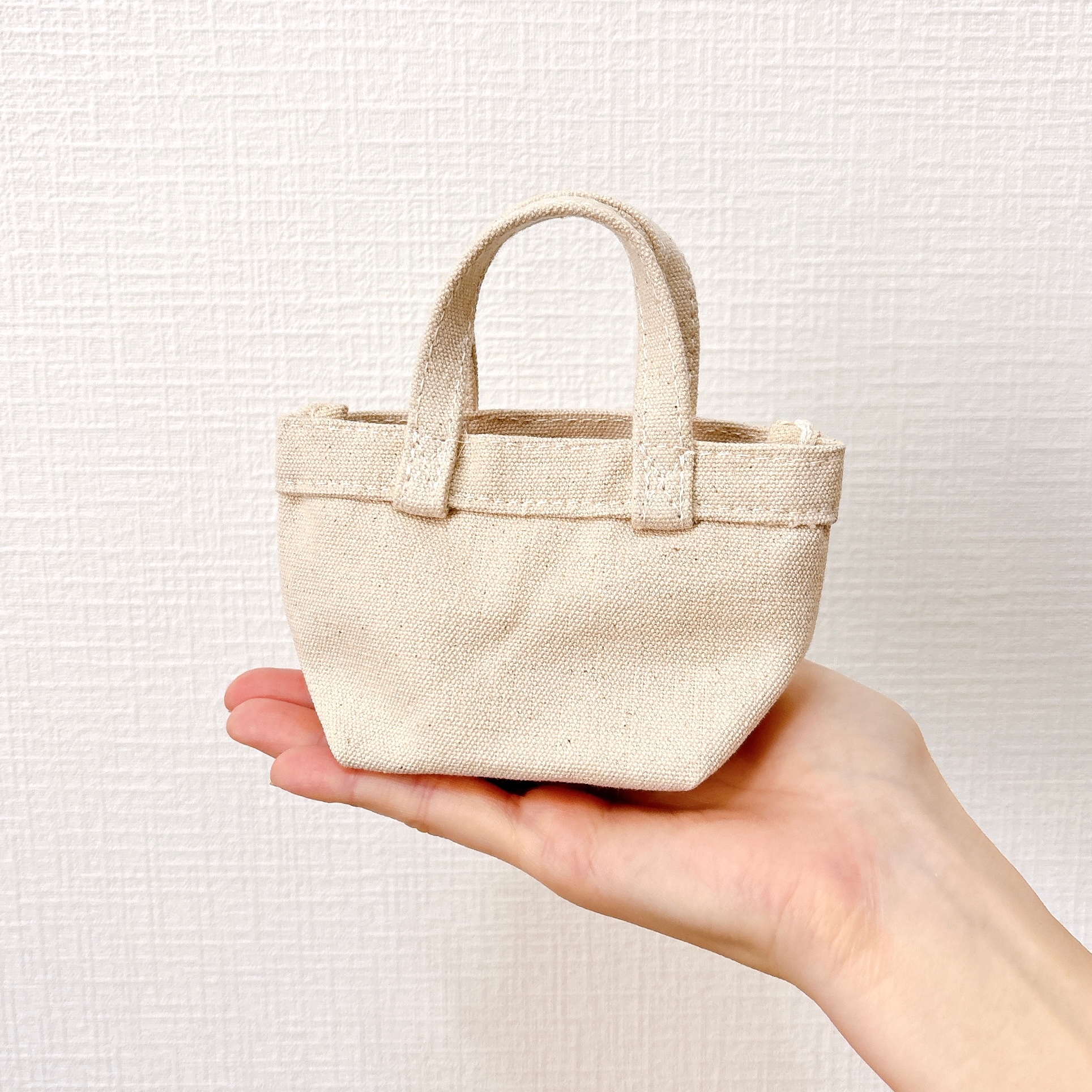 無印良品「ミニ 帆布 トートバッグ」