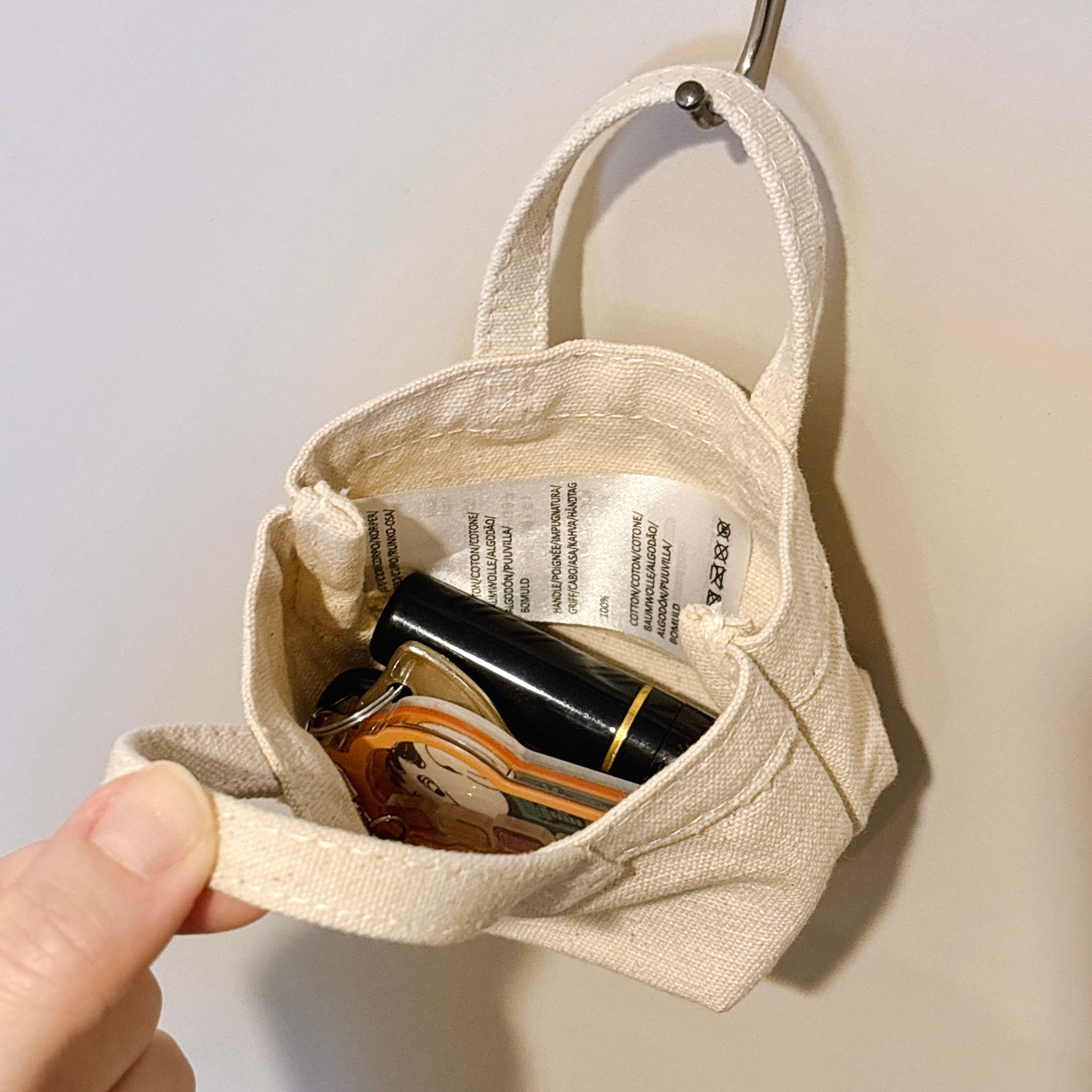 無印良品「ミニ 帆布 トートバッグ」
