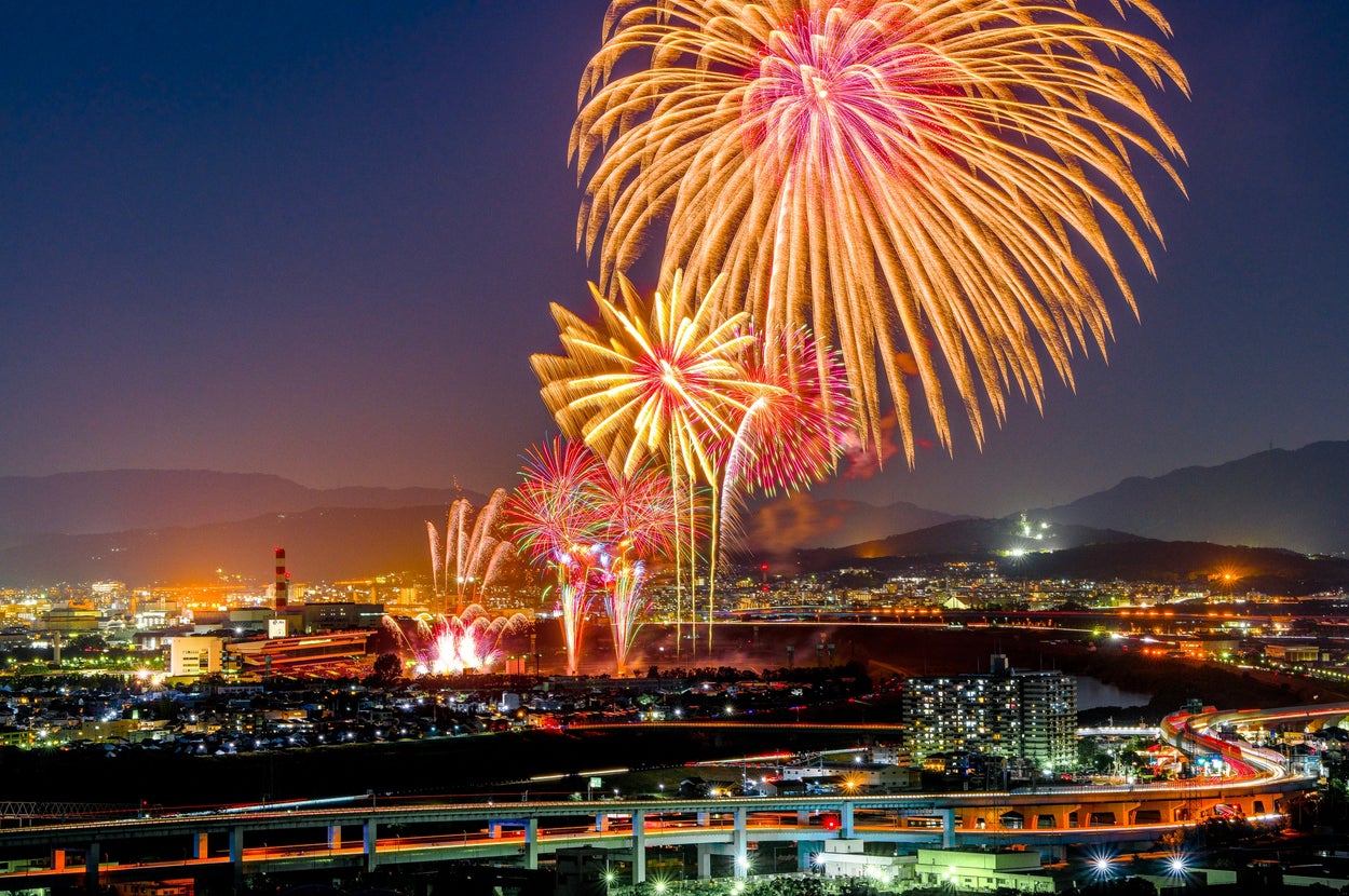 過去に開催された「京都芸術花火」の画像