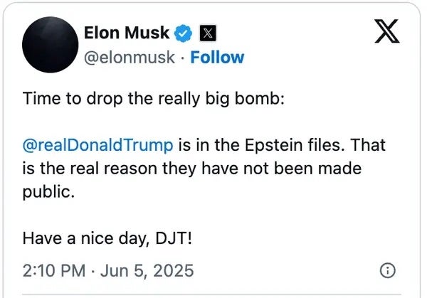 Trump Threatens Musk Over Opposition To Budget Bill