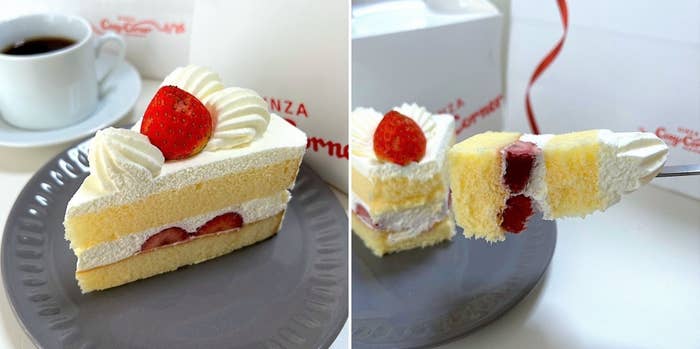コージーコーナーのおすすめデザート「苺のショートケーキ」
