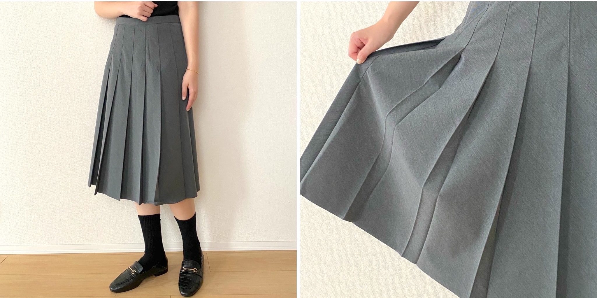 50代でも着れます」「とてもステキ」ユニクロの『新作スカート』ワイド