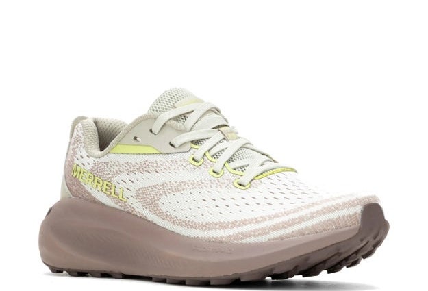 Stylish Merrell running shoe with breathable mesh design and cushioning sole, ideal for fitness enthusiasts and active lifestyles