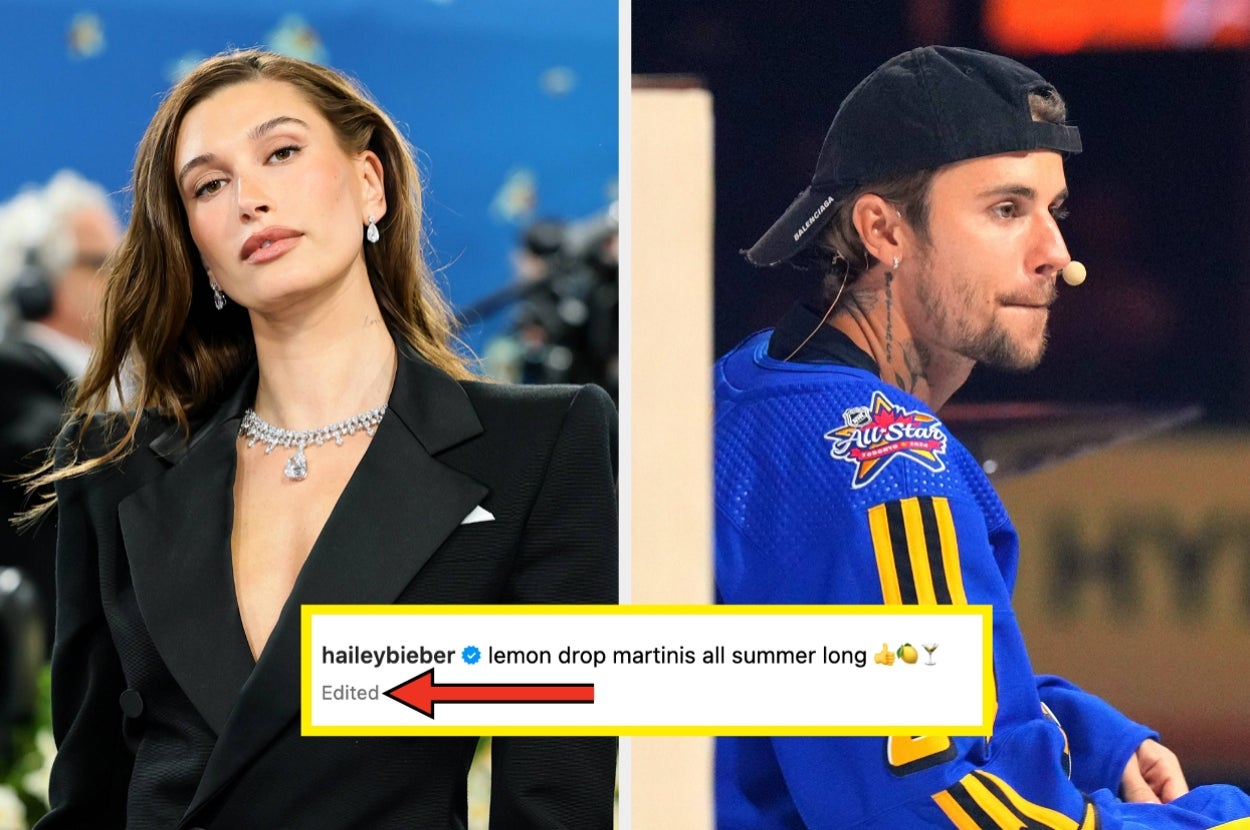 Amid Ongoing Discourse Around Justin Bieber’s Cryptic Posts, Hailey Bieber Was Caught Quietly Editing An Instagram Caption About “Therapy”