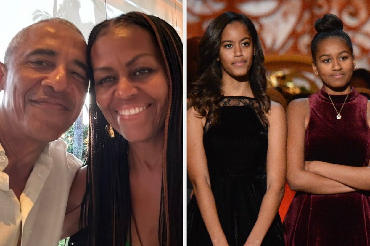 Barack And Michelle Obama Shared A Rare Family Photo With Their Grown-Up Daughters, And It’s Making Me Feel OLD