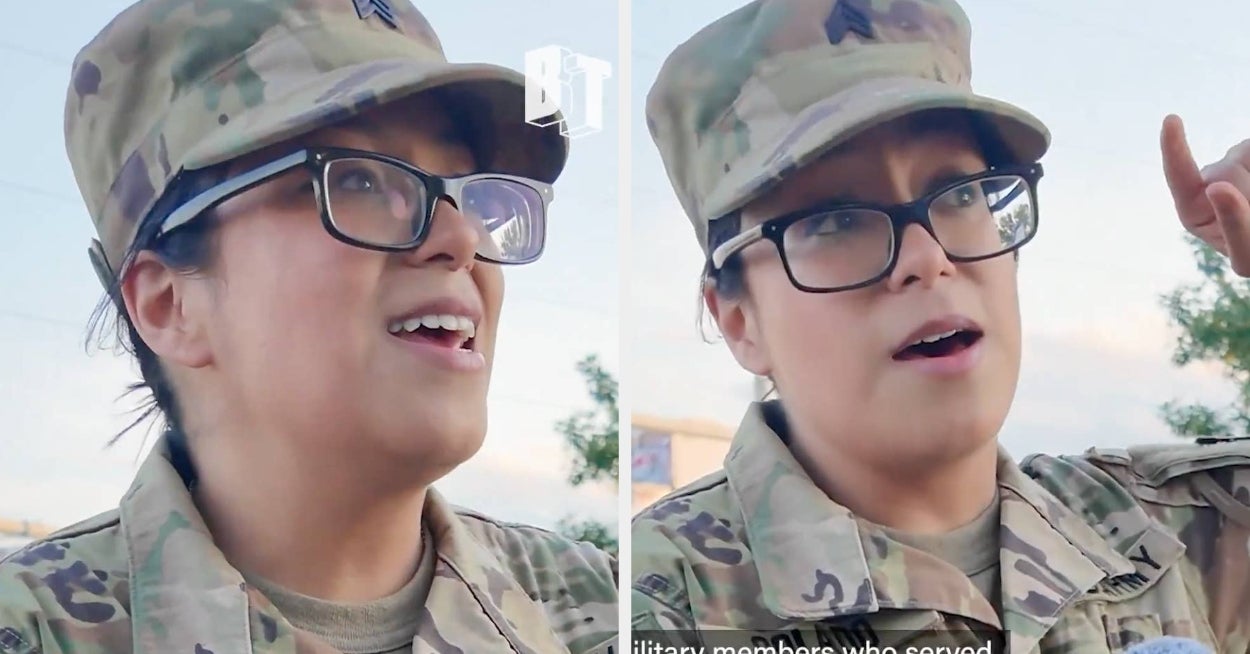 An Army Vet Joined The Anti-ICE Protests, And Her Interview Is Going Viral