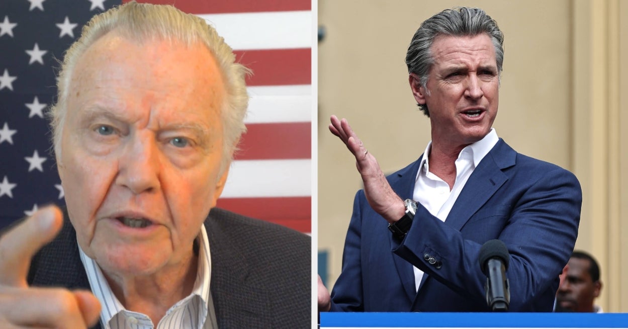 Gavin Newsom's Press Team Just Hilariously Responded To Jon Voight's Rant About Him