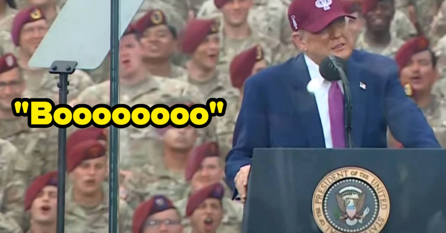 People Are Saying This Video Of Soldiers Booing When Democrats Are Mentioned "Sent A Chill Down" Their Spines