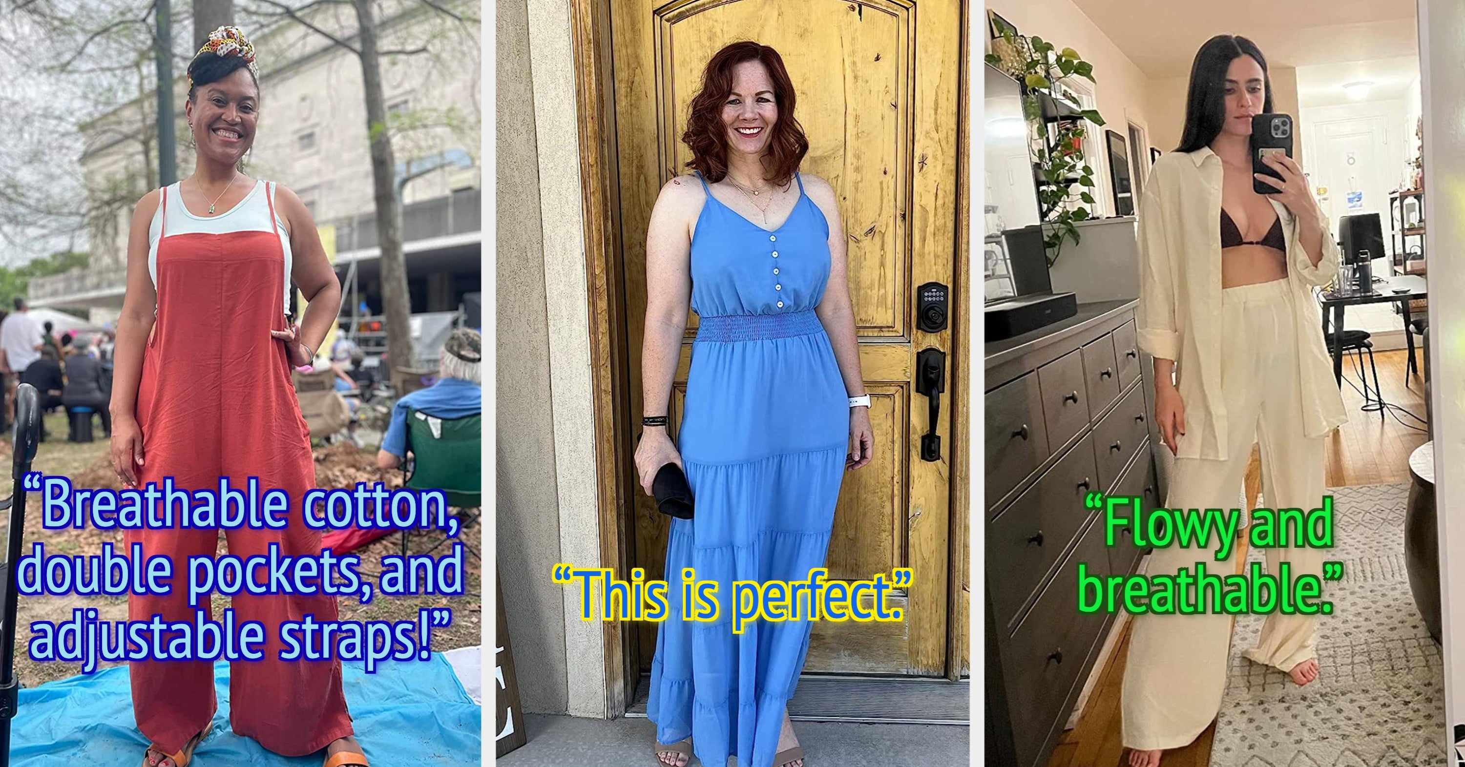 27 Pieces Reviewers Called “Breathable” For Everyone Who Hates Sweating