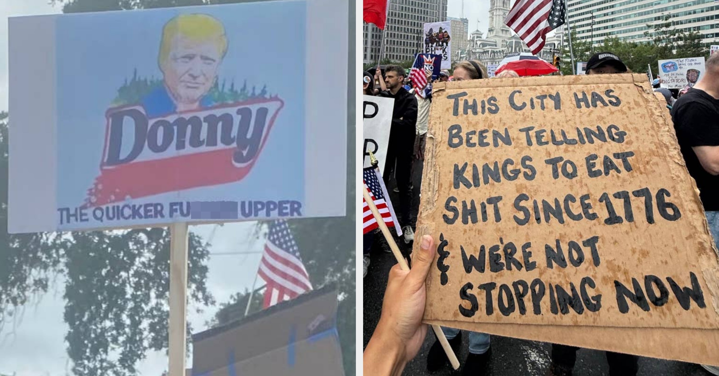 The 23 Most Clever Signs From The "No Kings" Protests