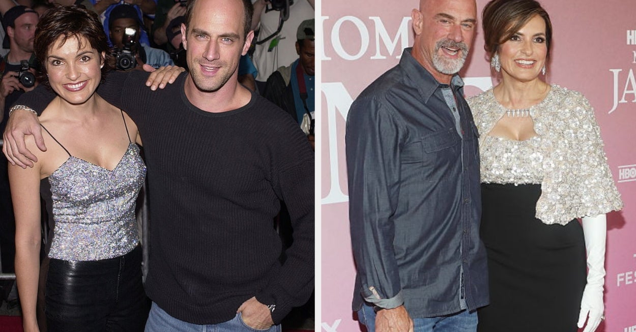 Mariska Hargitay Got Handsy With Chris Meloni At Her Premiere, And He Got Cheeky
