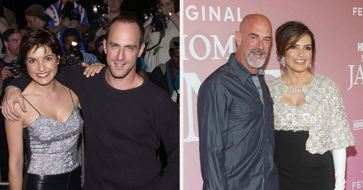 Mariska Hargitay Got Handsy With Chris Meloni At Her Premiere, And He Got Cheeky Mariska Hargitay Got Handsy With Chris Meloni At Her Premiere, And He Got Cheeky