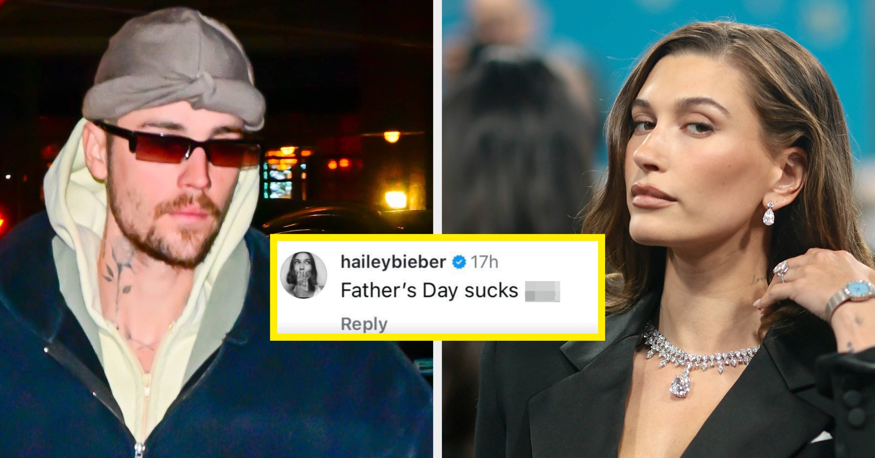 After Justin Bieber Received Backlash For His “Vile” Mother’s Day Post, Hailey Bieber Got Her Own Back On Father’s Day