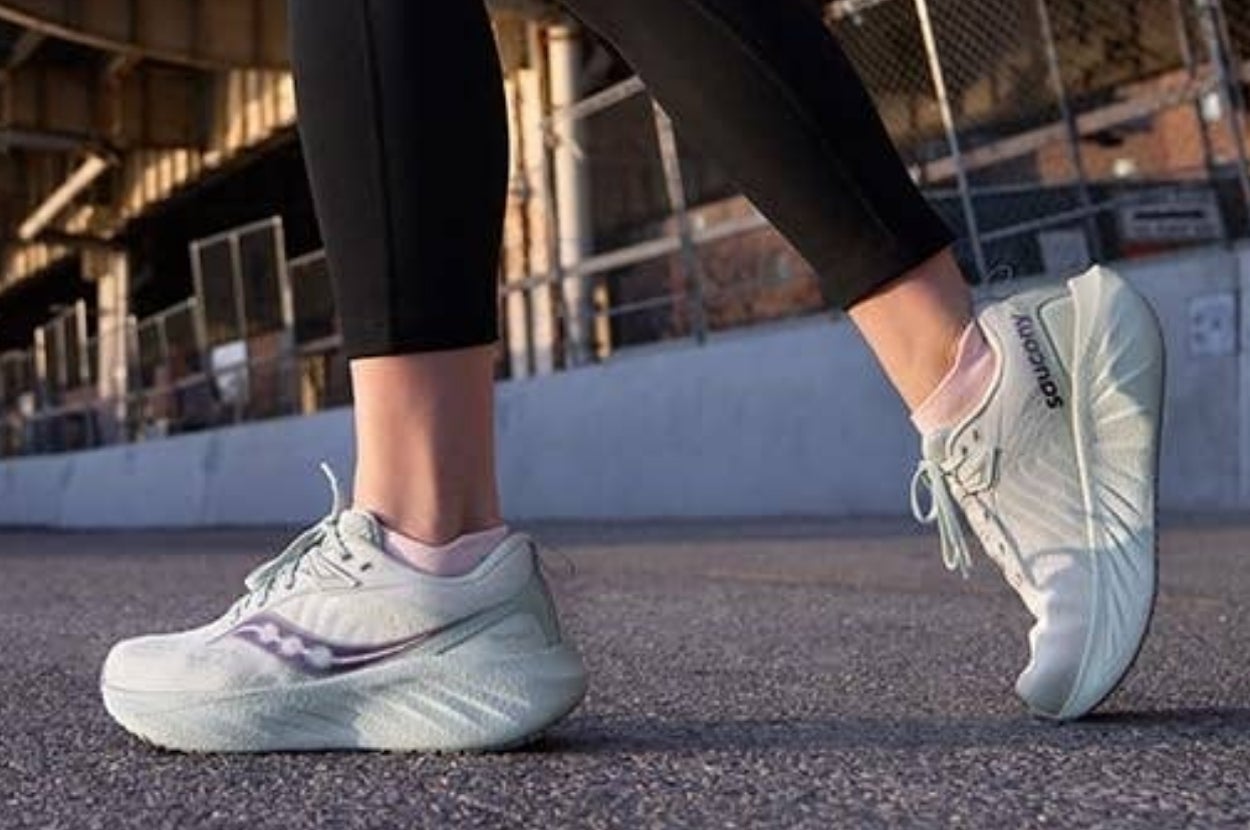 These Cushy Saucony Running Shoes Are Like "Walking On Clouds" — And They're On Deep Discount Today