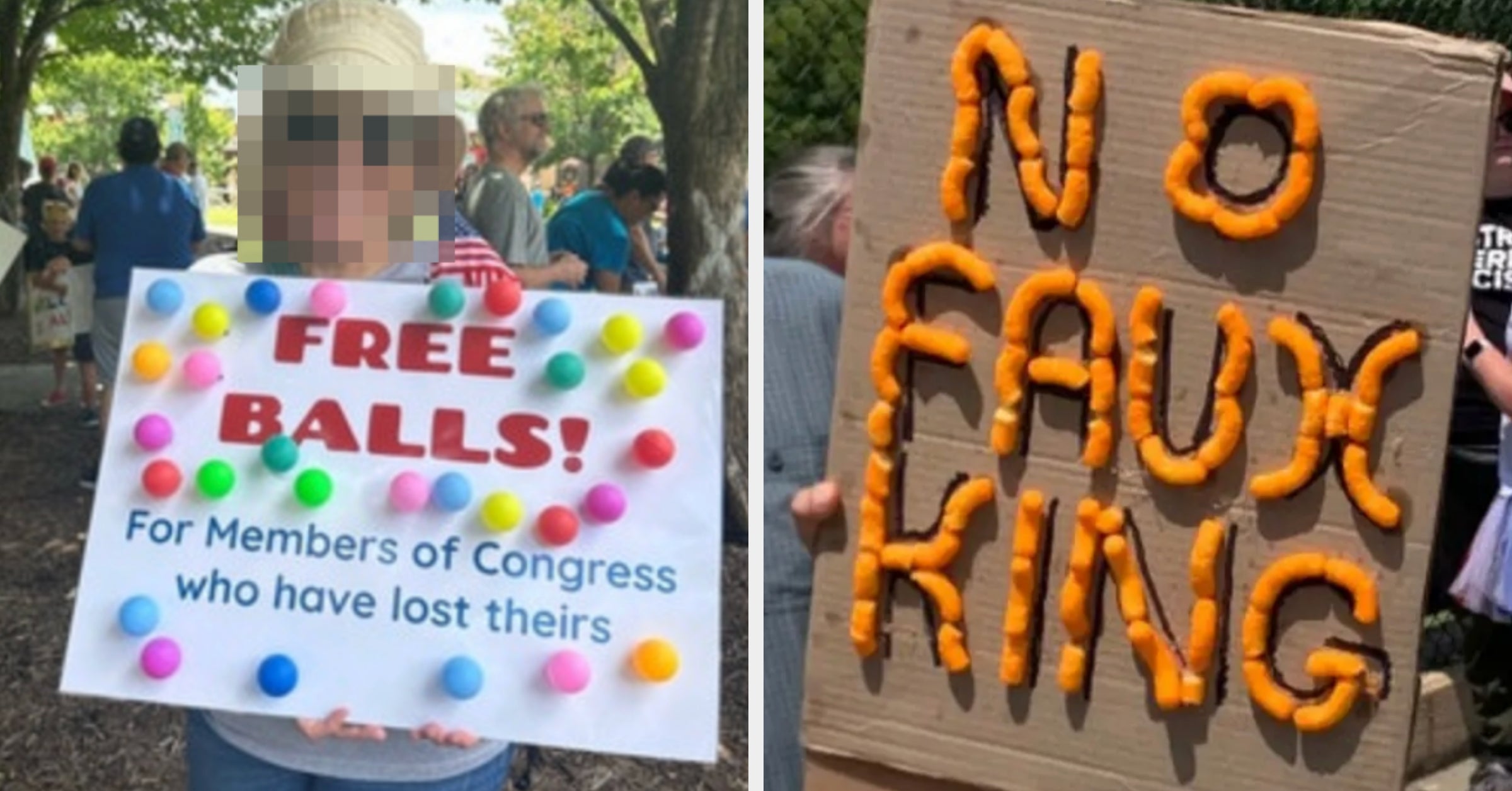 23 More Of The Funniest And Most Creative Signs From The "No Kings" Protests