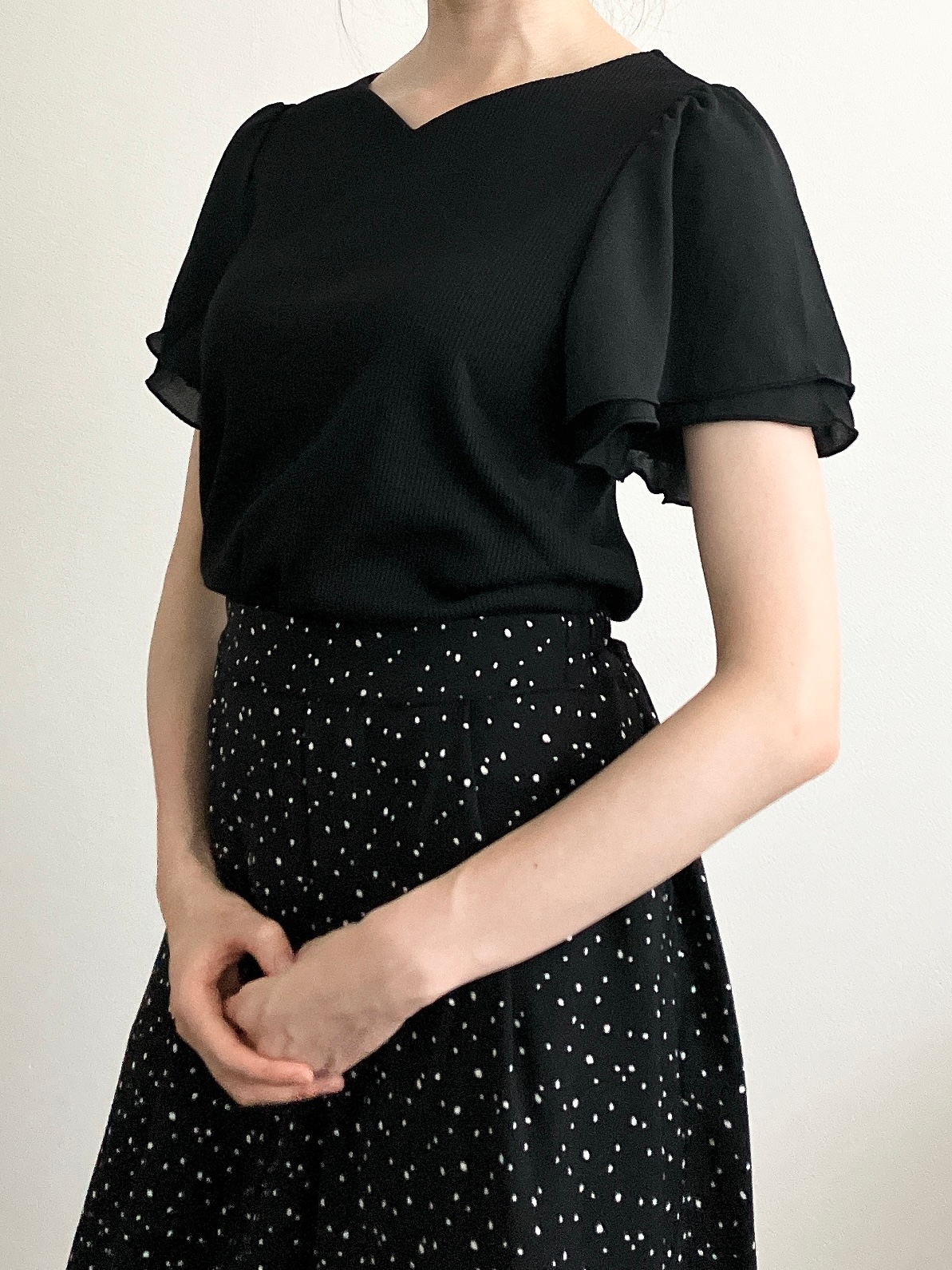 Honeys(ハニーズ)の「ハートネックトップス」