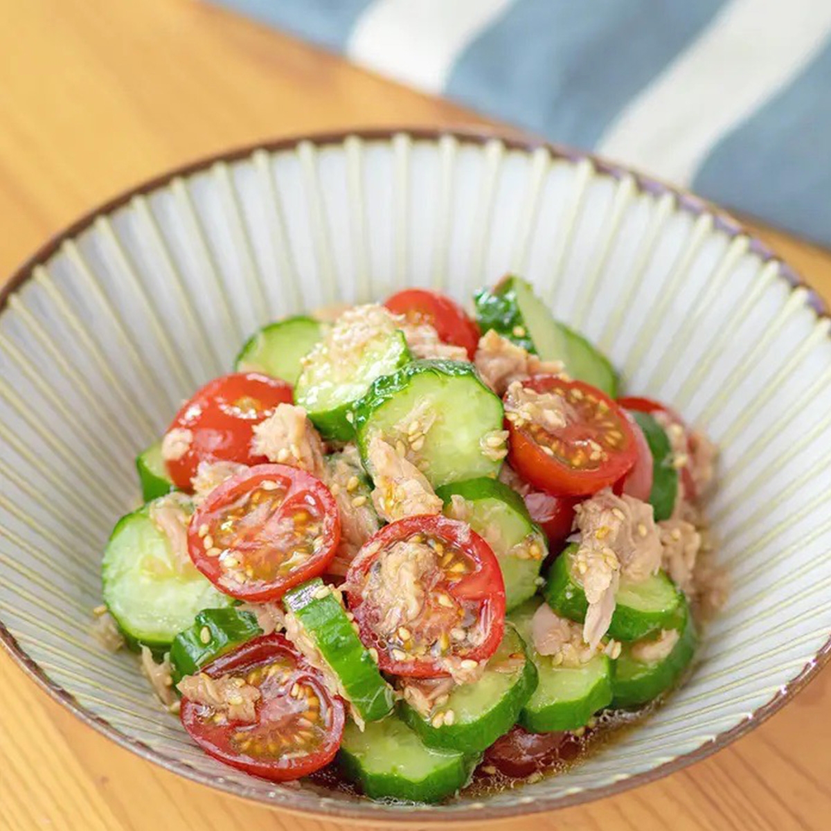 きゅうりとミニトマト作り置き】暑い日に◎和えるだけの簡単副菜3選