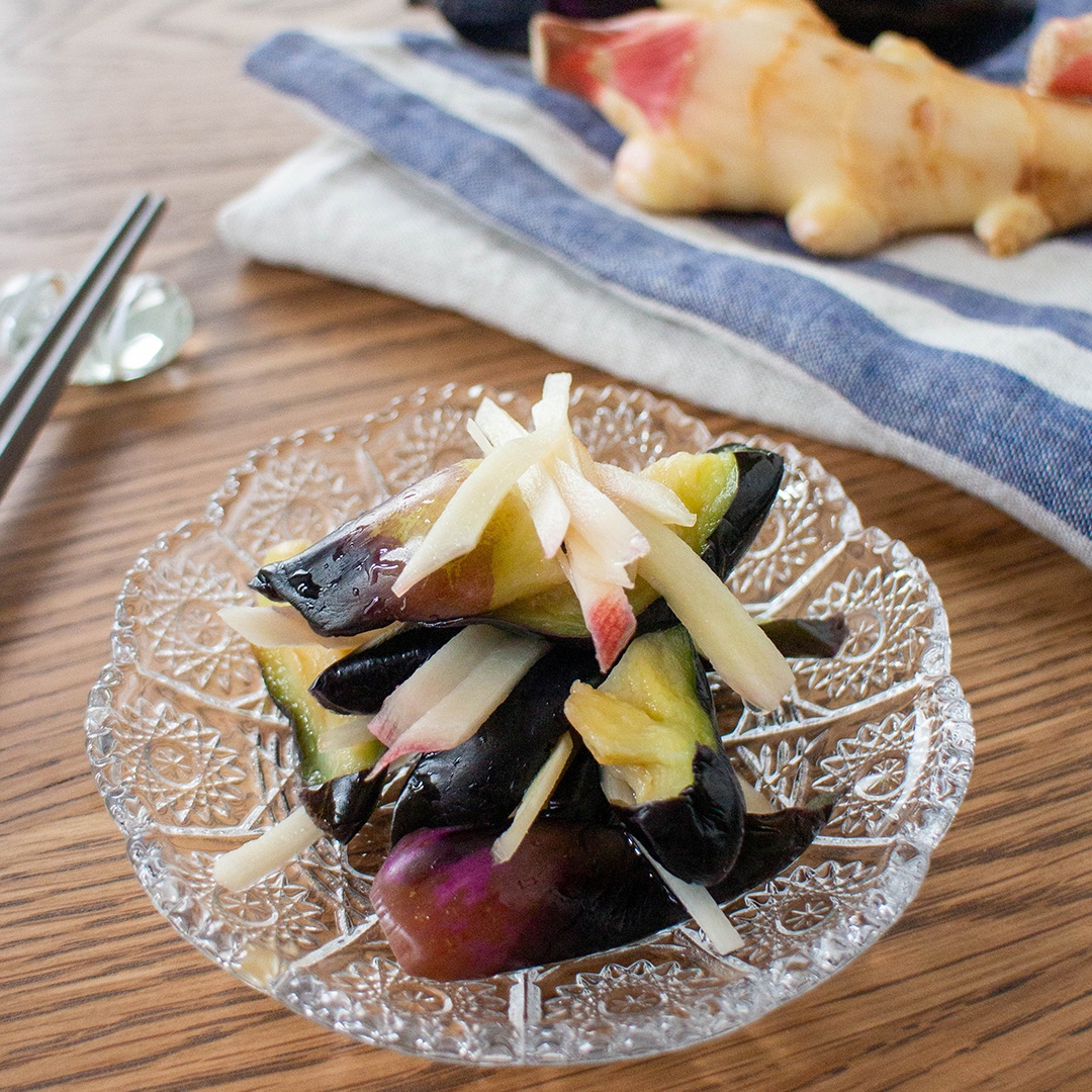 なすがあったら即コレにして！】なすと新しょうがの浅漬けレシピ