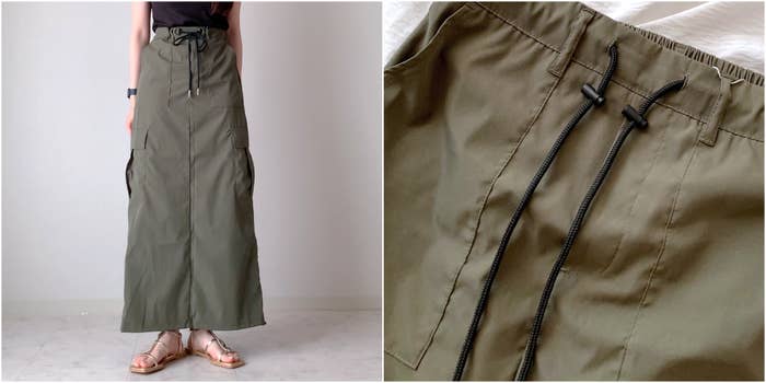 しまむら】1969円の「カーゴパンツみたいなスカート」が大当たりだった