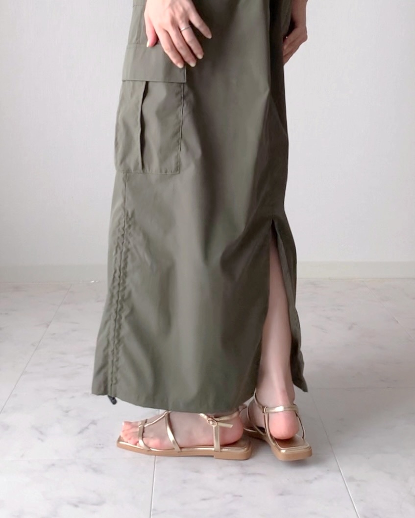 しまむら】1969円の「カーゴパンツみたいなスカート」が大当たりだった