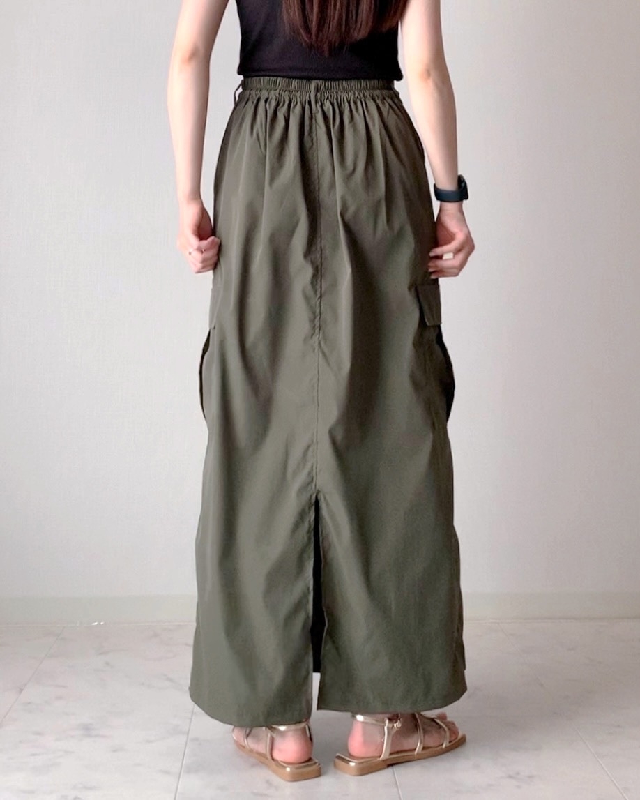 しまむら】1969円の「カーゴパンツみたいなスカート」が大当たりだった