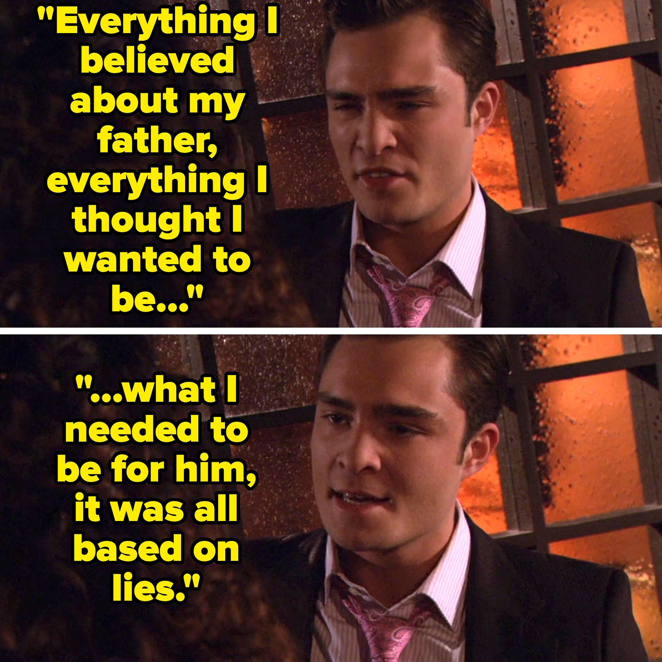 Man says everything he knew about his father was a lie